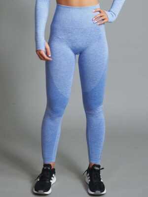 Seamless tights Angel blue front