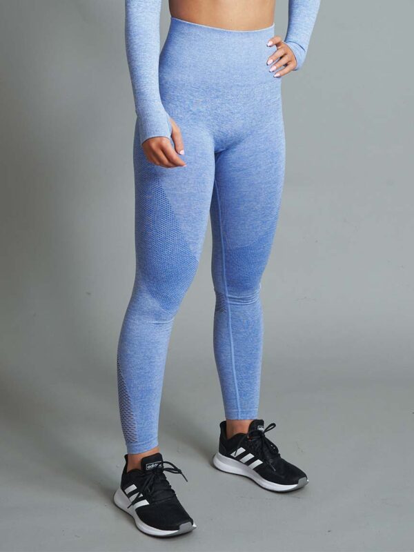 Seamless tights Angel blue side