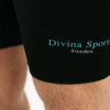 DIVINA compression shorts detail