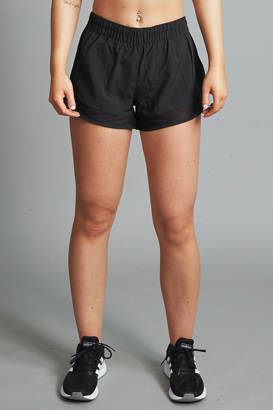 2 in 1 shorts Twone Black front