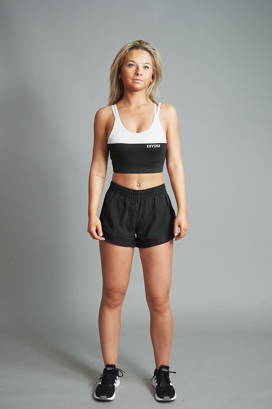 2 in 1 shorts Twone Black