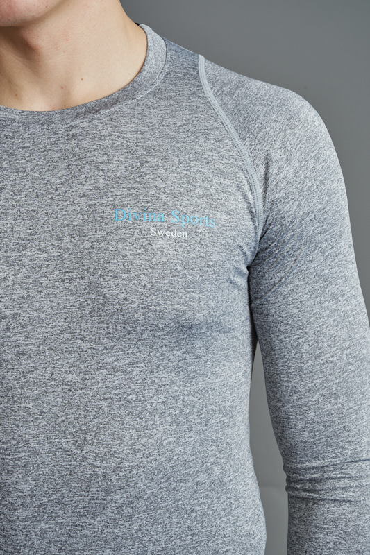 Compression Long sleeve shirt Comp Grey detail