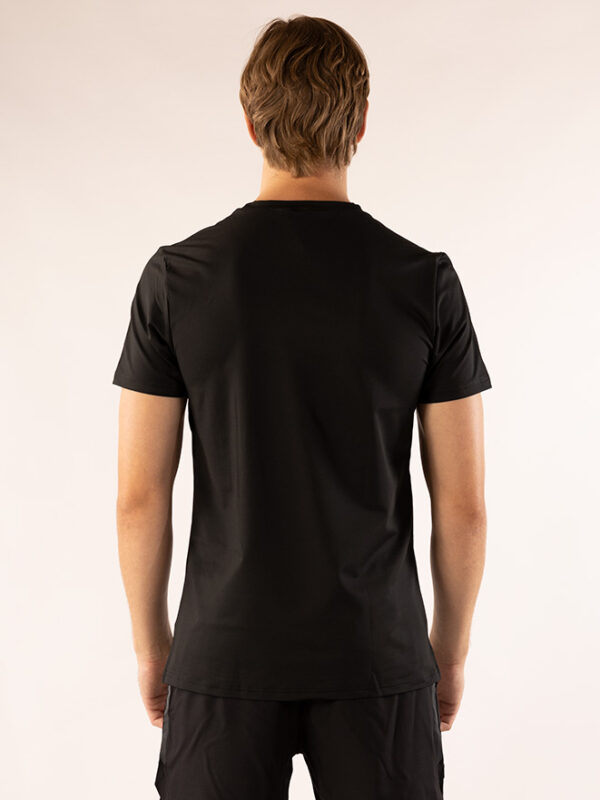 T-shirt V Black Back