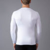 Compression long sleeve shirt Adapt White back