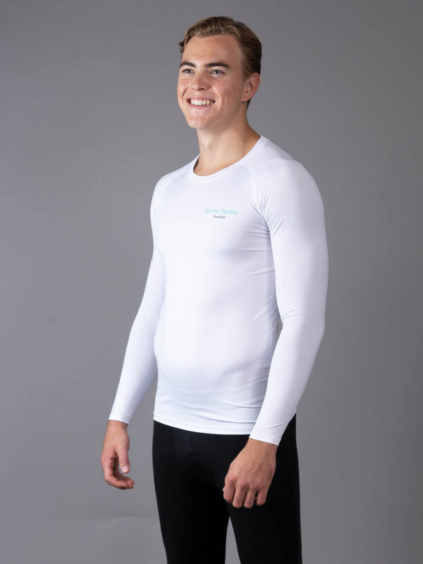 Compression long sleeve shirt Adapt White side