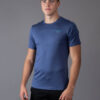 T-shirt Plain blue front