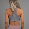 Dignus Seamless sports bra grey/pink back