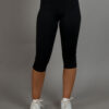 3/4 Active tights black front
