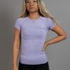 T-shirt Opti purple front