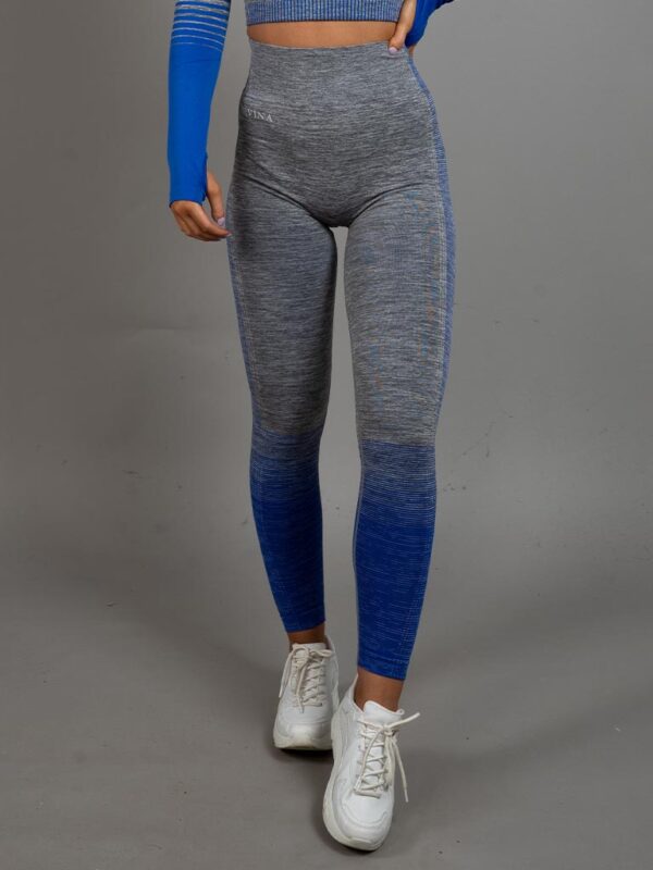 Dignus seamless tights grey/blue front