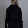 Womens hoodie comfy black back