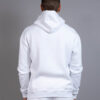 Mens Comfy hoodie white back