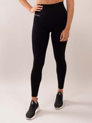 Black Aphrodite Seamless Tights front