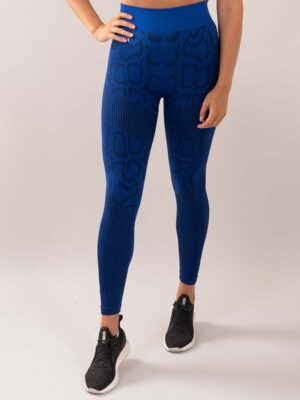 Cobra Blue Seamless tights front