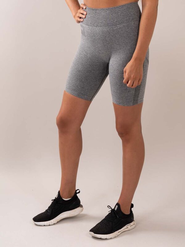 Four grey Seamless Shorts side