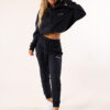 Cropped Set Comfy Navy Front