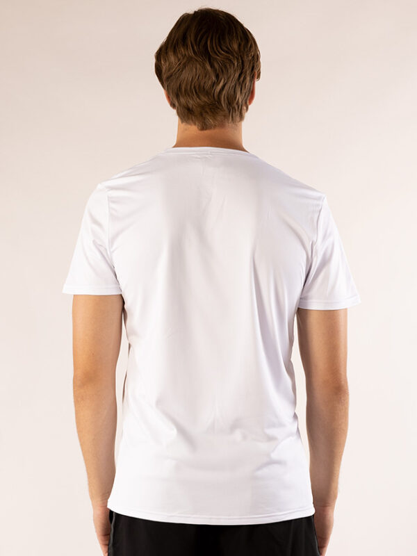 T-shirt One White back