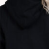 Black cropped hoodie hood