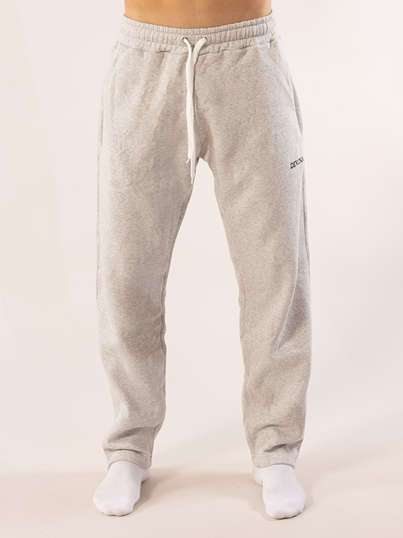 Grey Wide Comfy Pants front