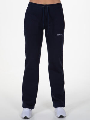 Wide Comfy Pants Navy Front