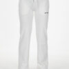 Wide Comfy Pants White Front